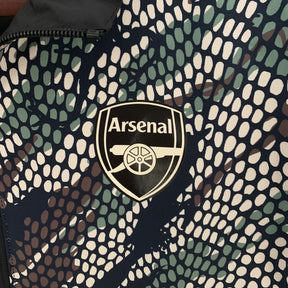 Arsenal 23/24 Windbreaker Reversible Black and Green