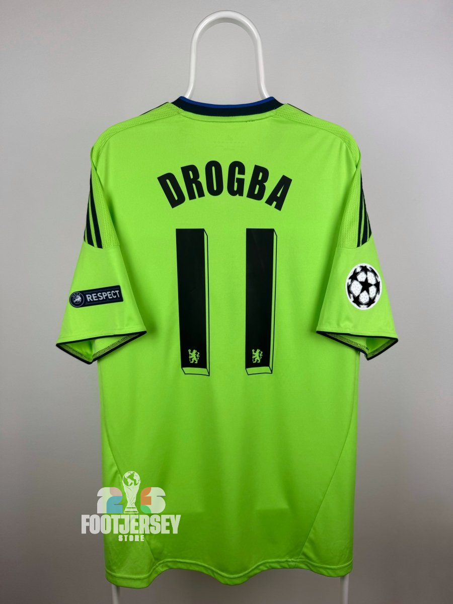Didier Drogba - Chelsea 2010/11 away shirt L 🇨🇮