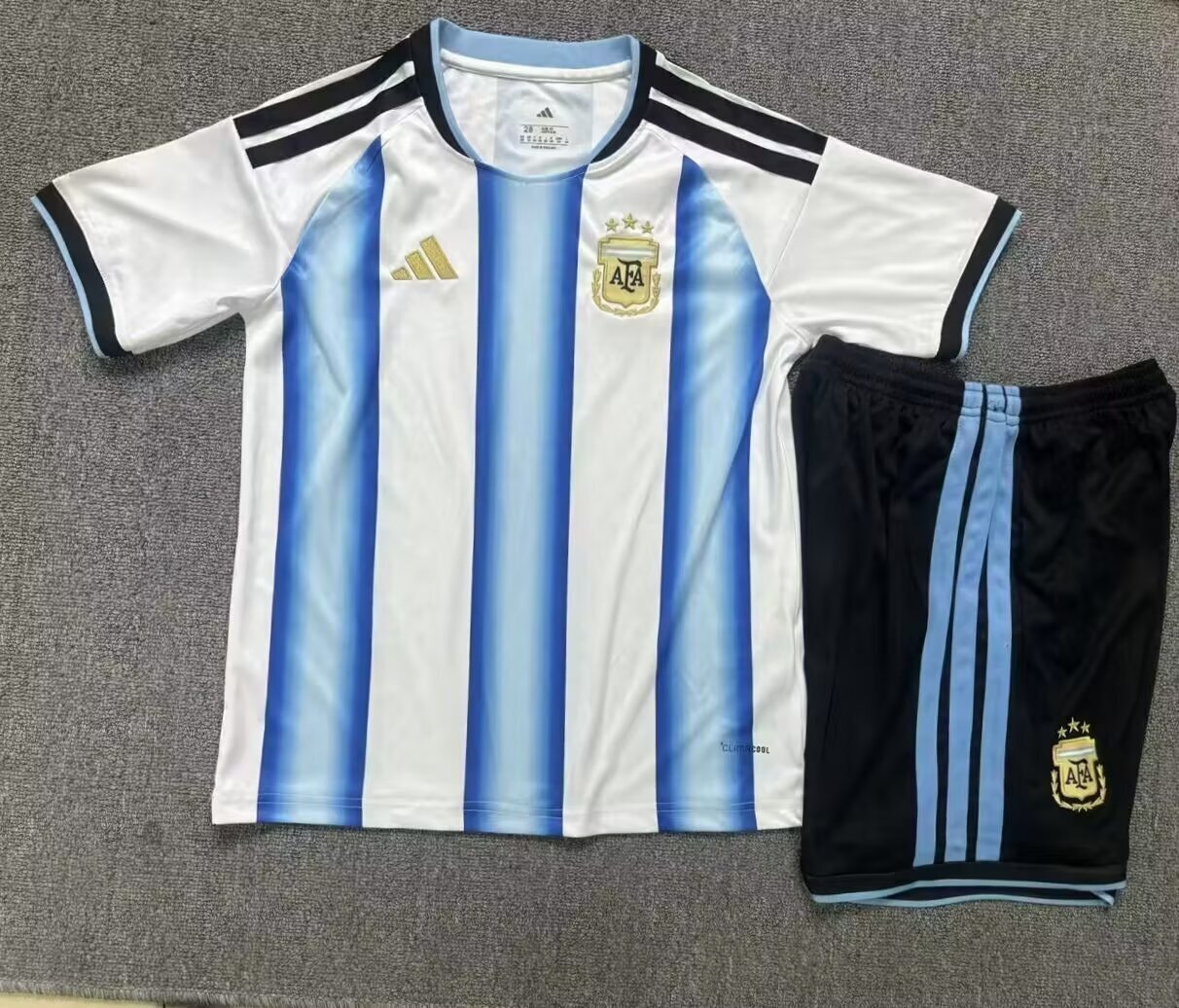 Kit Kids Argentina World Cup 2026 Jersey