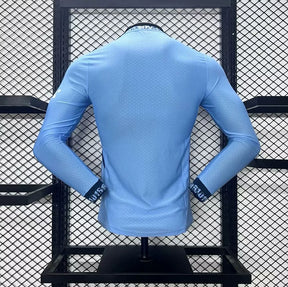 Manchester City Player Home Jersey 2024/2025 Long Sleeve