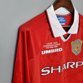 Manchester United Retro Jersey home 1999/00 -  Long Sleeve