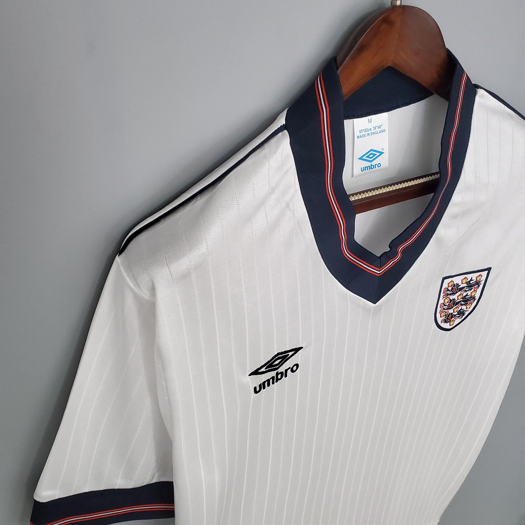 England Retro Home Jersey 1984/1987