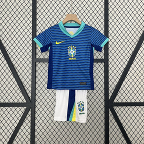 Kids Brazil Away Kit 2024/2025