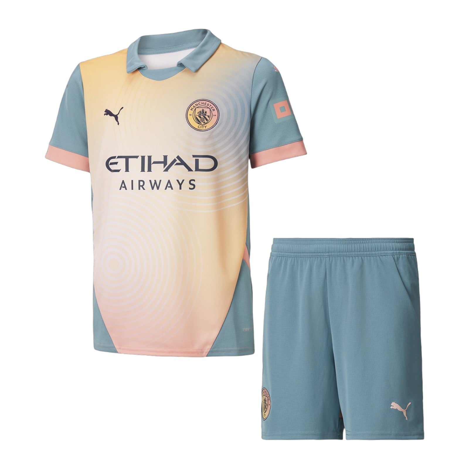 Kids Manchester City Fourth "Definitely City" Kit 2024/2025