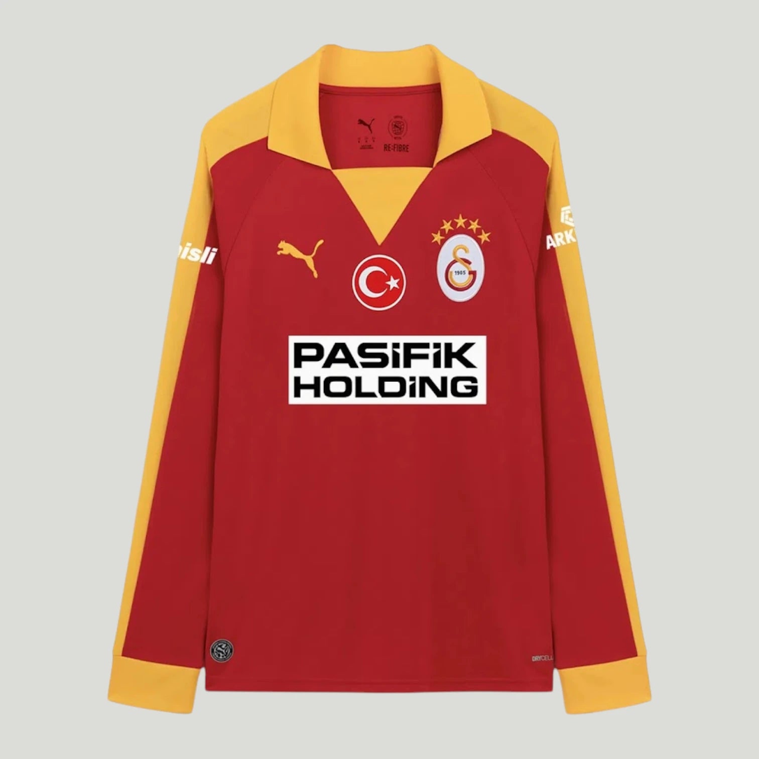 Galatasaray Brinback 1980 Retro Jersey - Long Sleeve