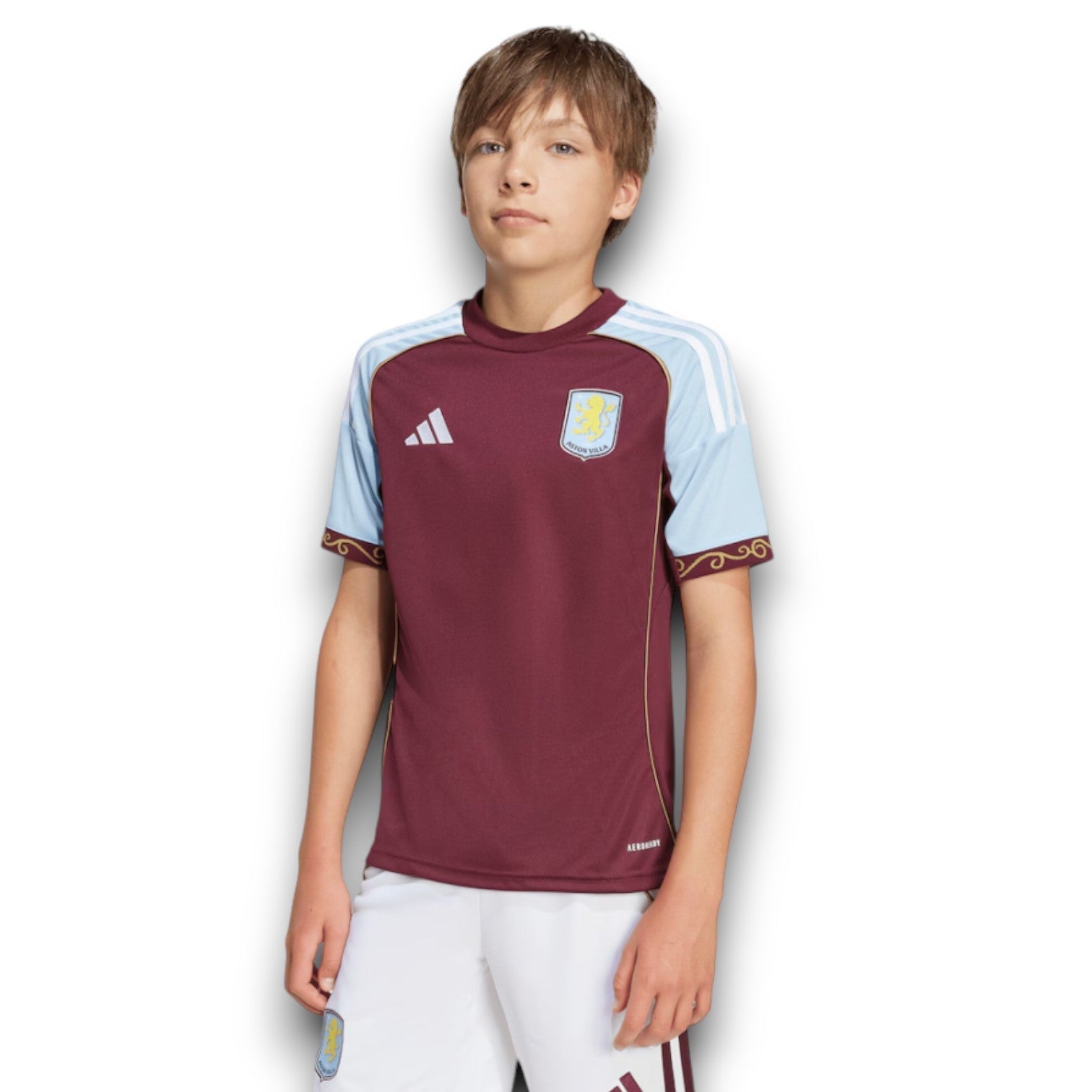 Kids Aston Villa Home Kit 2025/26