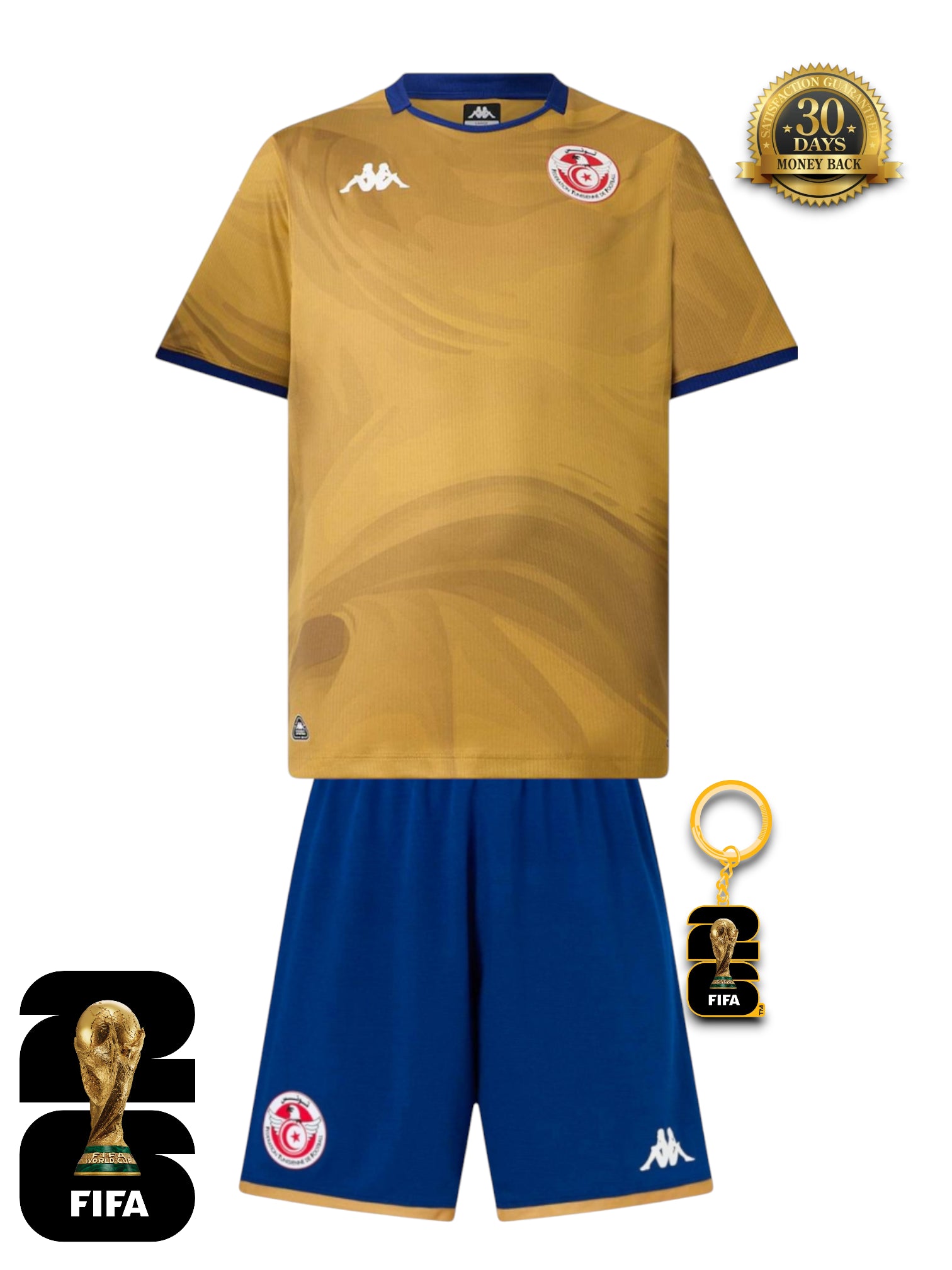 Kit Kids Tunisia World Cup 2026 Third Jersey