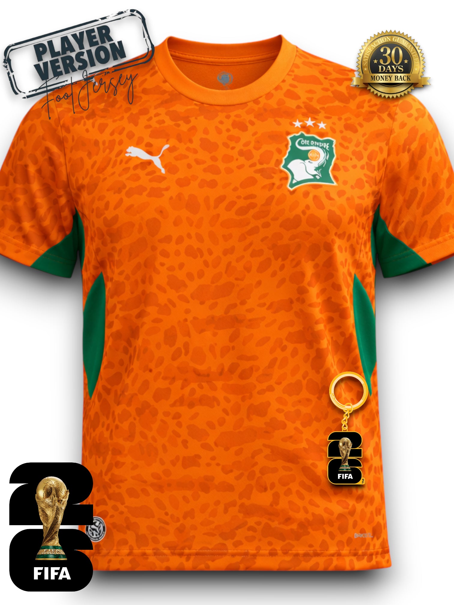 Ivory Coast World Cup 2026 Jersey - Player Version