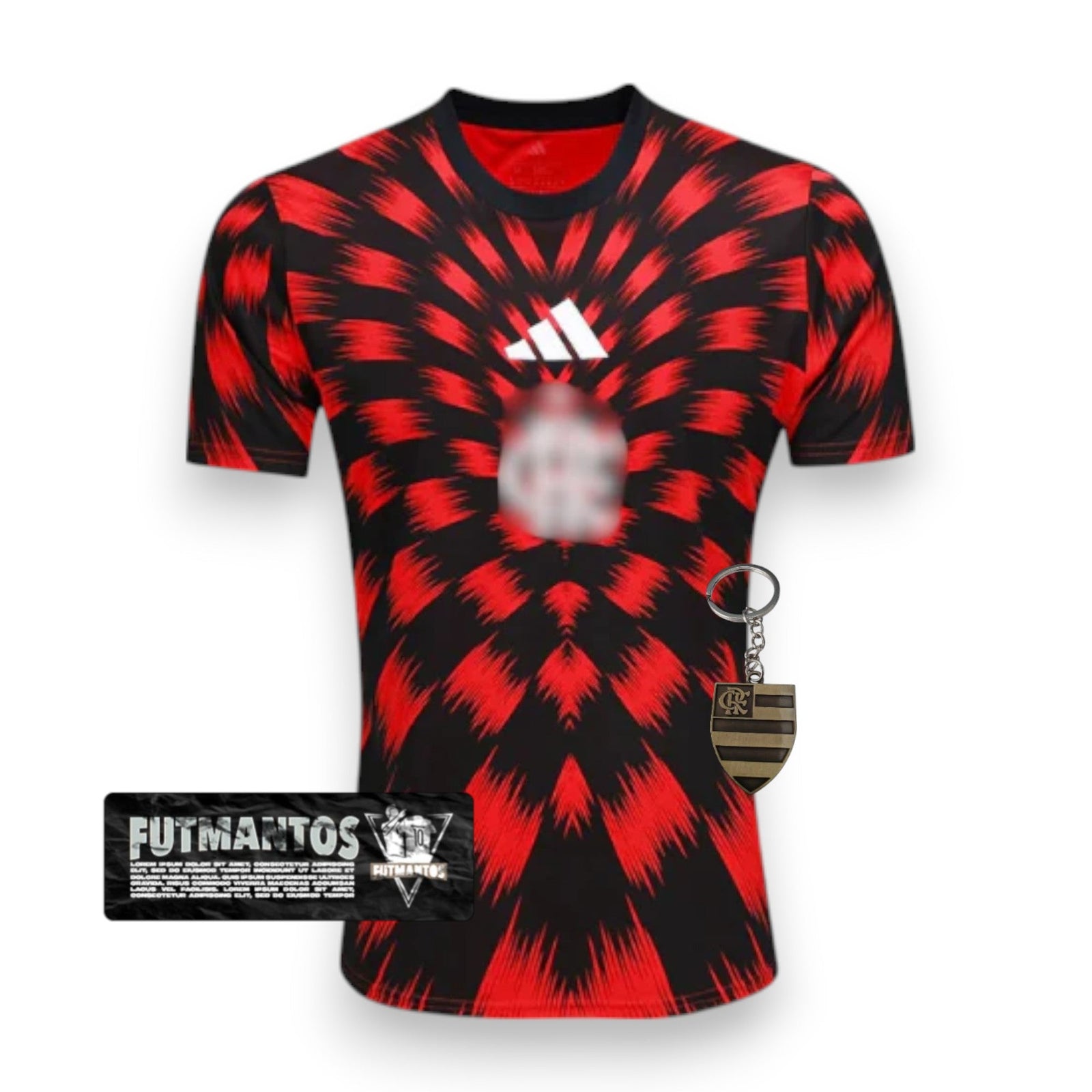 Jersey Flamengo CRF Pre Game 25/26 - Black and Red