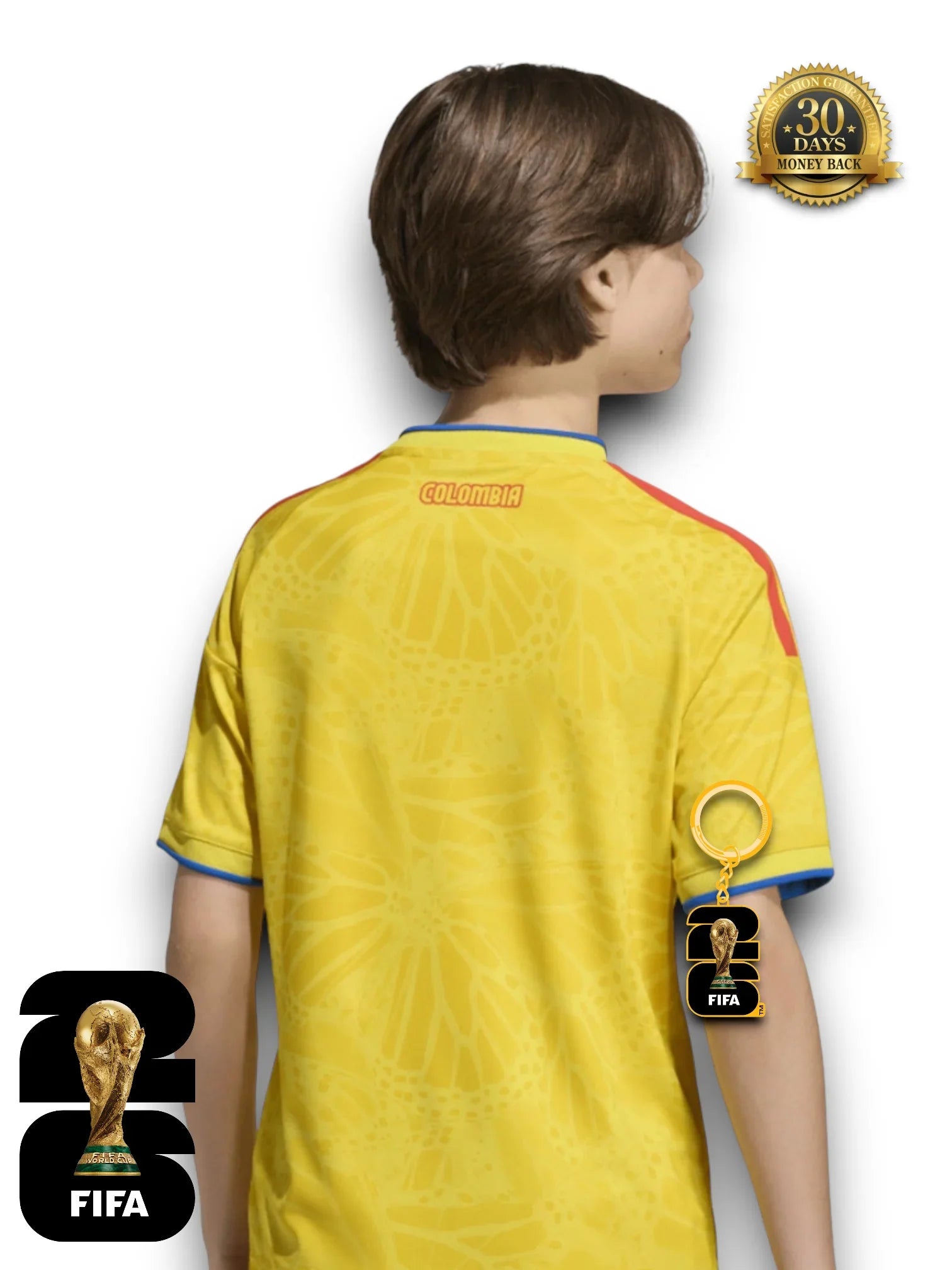 Kit Kids Colombia World Cup 2026 Jersey
