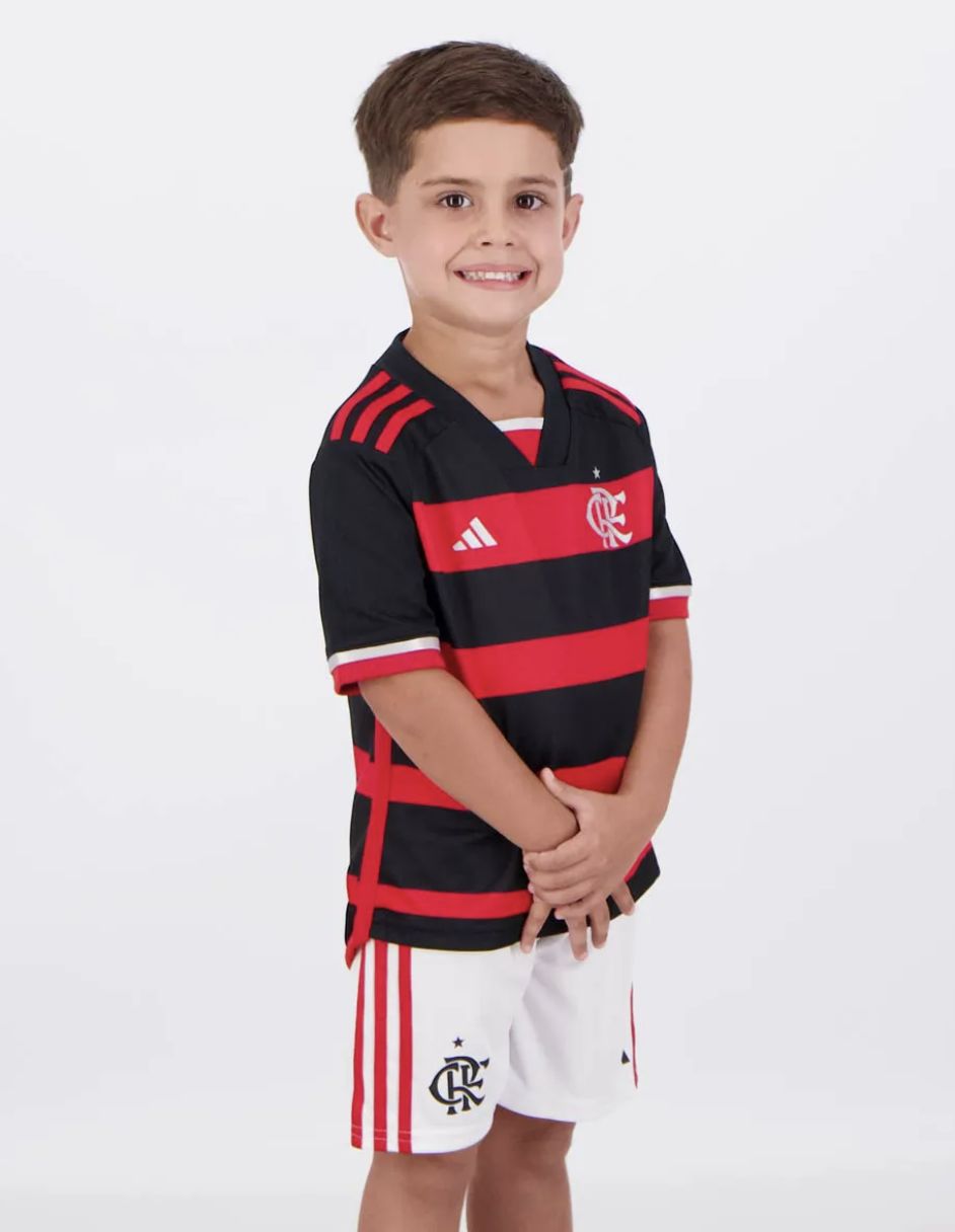 Kids Flamengo Home Kit 2024/2025