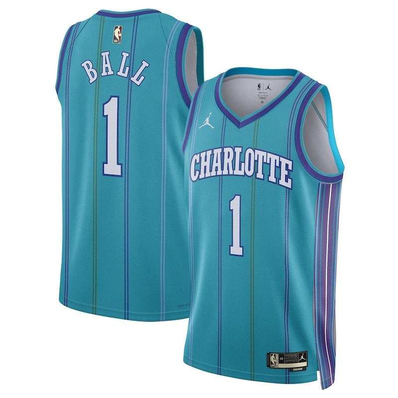 LaMelo Ball Charlotte Hornets Unisex 23/24 NBA Jersey - Classic Edition - Teal