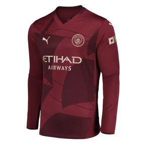 #11 Doku Manchester City Third Jersey 2024/2025 Long Sleeve