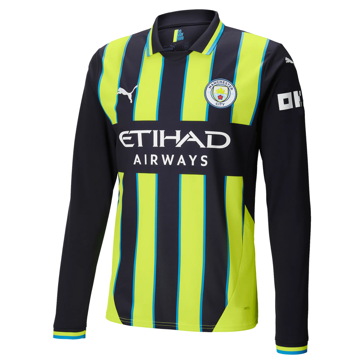 #47 Foden Manchester City Away Jersey 2024/2025 Long Sleeve