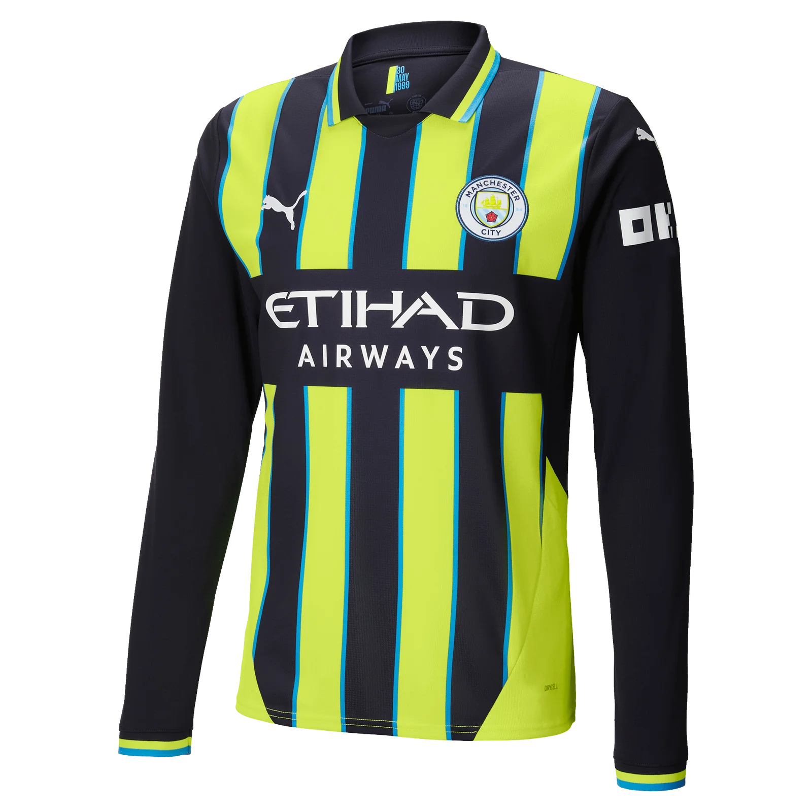 #47 Foden Manchester City Away Jersey 2024/2025 Long Sleeve