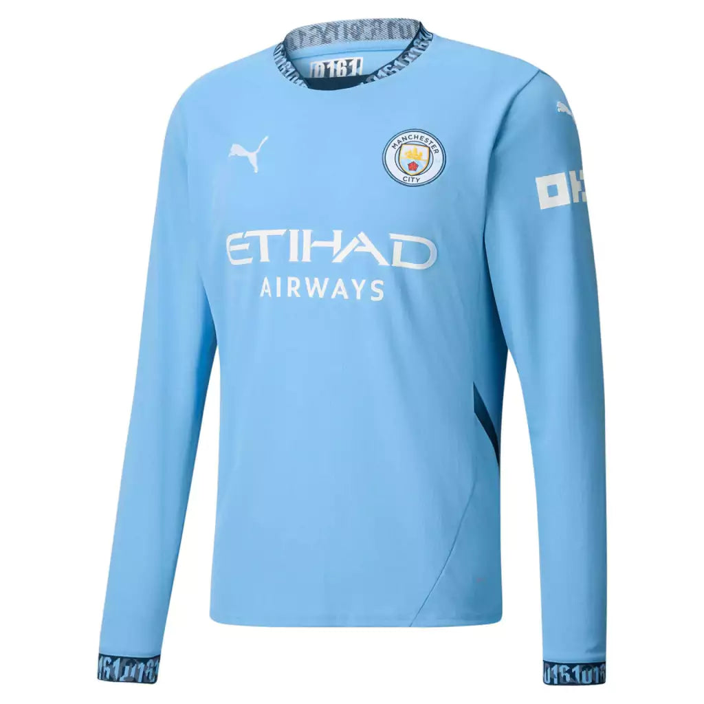 #47 Foden Manchester City Home Jersey 2024/2025 Long Sleeve