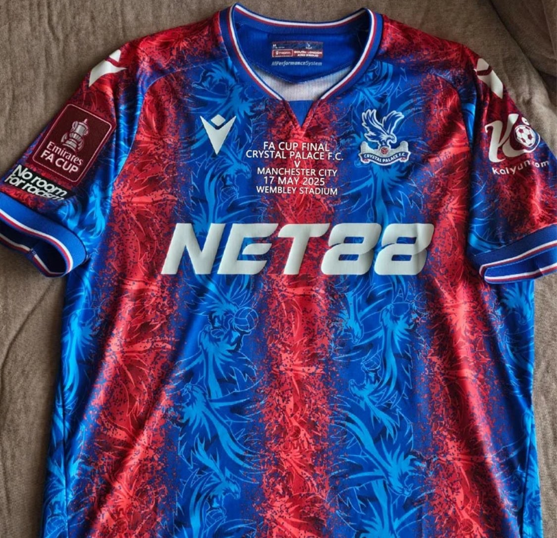 Crystal Palace Player Home Jersey 2024/2025 - FINAL FA CUP Version