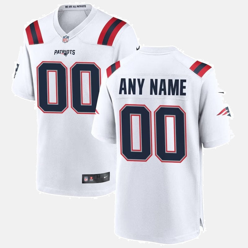 Custom NFL Game Jersey - White