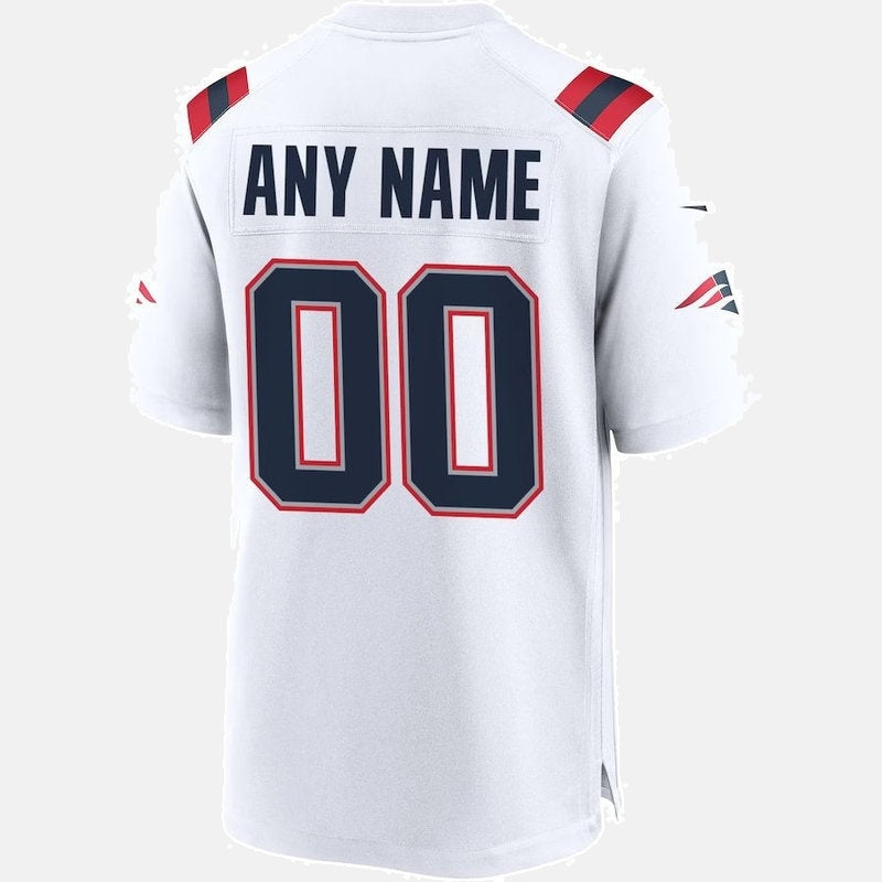 Custom NFL Game Jersey - White