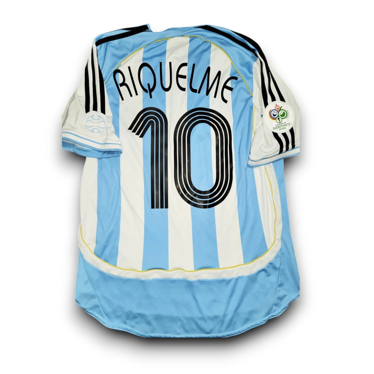 RIQUELME #10 Argentina Retro Jersey Home  2006