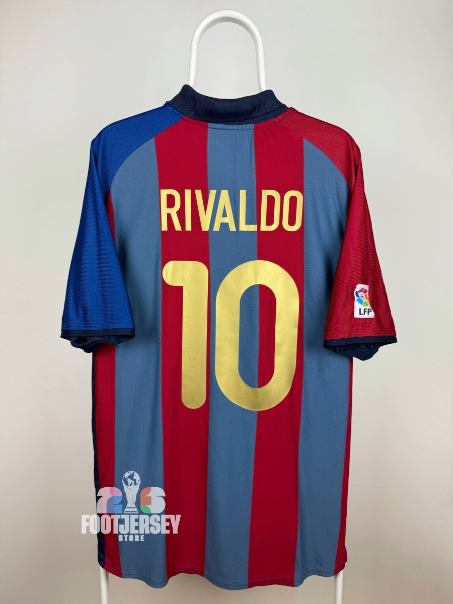 Rivaldo - FC Barcelona 2001/02 home shirt 🇧🇷