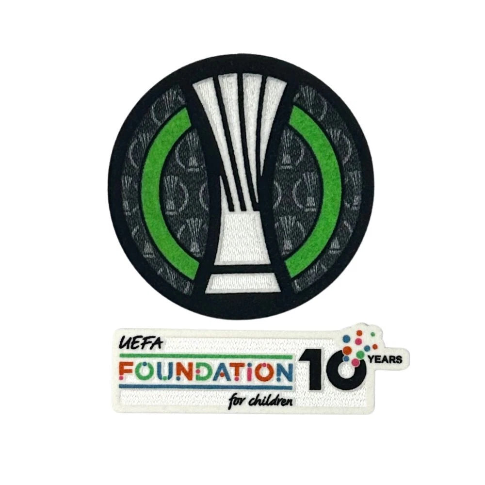 Patch UEFA Conference League + Foundation 10 Years Anniversary Patche