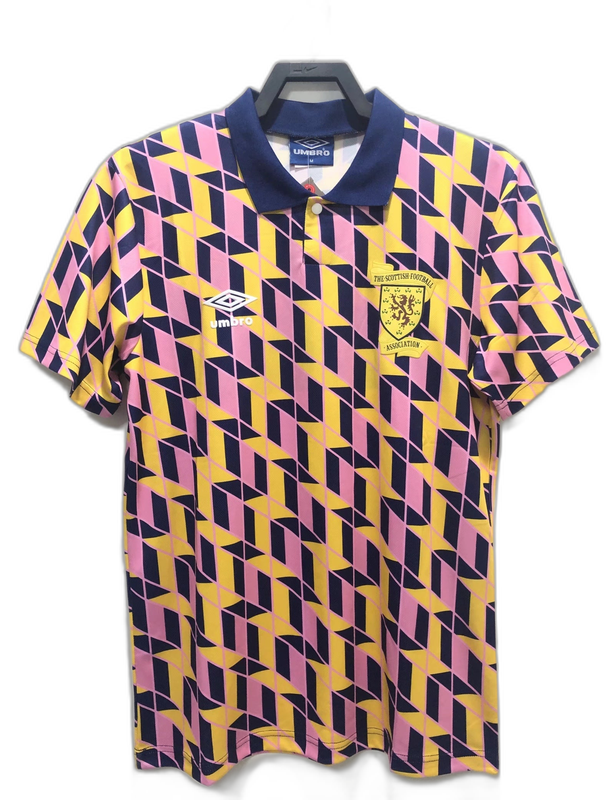Scotland 88/89 Yellow Jersey - Retro Version