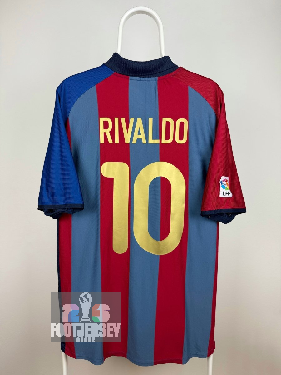 Rivaldo - FC Barcelona 2001/02 home shirt 🇧🇷