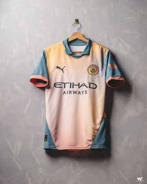 #17 De Bruyne Manchester City Fourth "Definitely City" Jersey 2024/2025