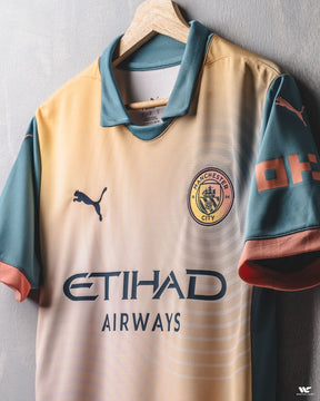 #17 De Bruyne Manchester City Fourth "Definitely City" Jersey 2024/2025